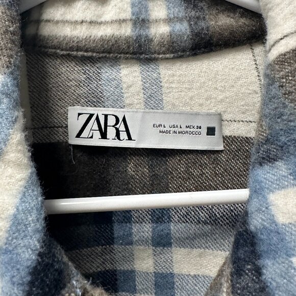 Zara Plaid Crop Top - Picture 2 of 3